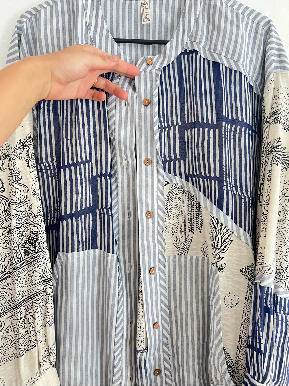 NWOT Free People Patch My Heart Shirt - Picture 6 of 16